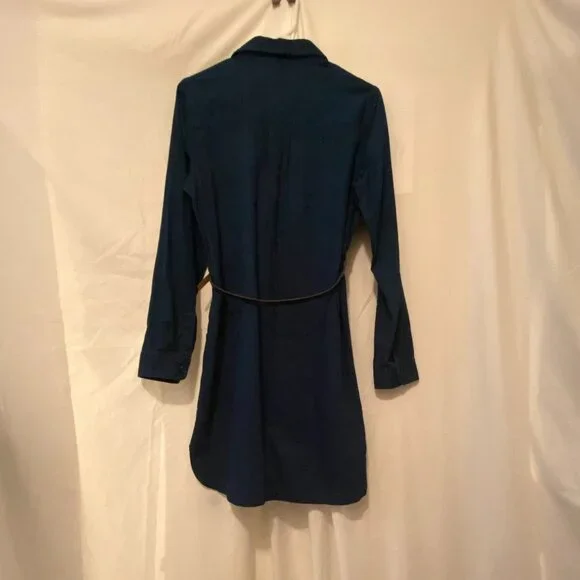 OLD NAVY Women's Blue Denim Button Down Dress Size M Gently Used - Very Cute - Picture 2 of 6